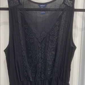 F21 Black Lace Dress